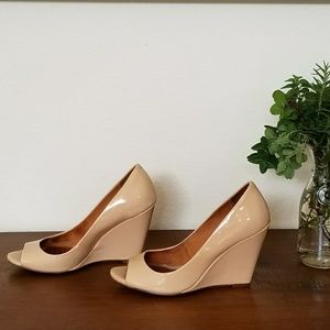 Nude Wedge Heels